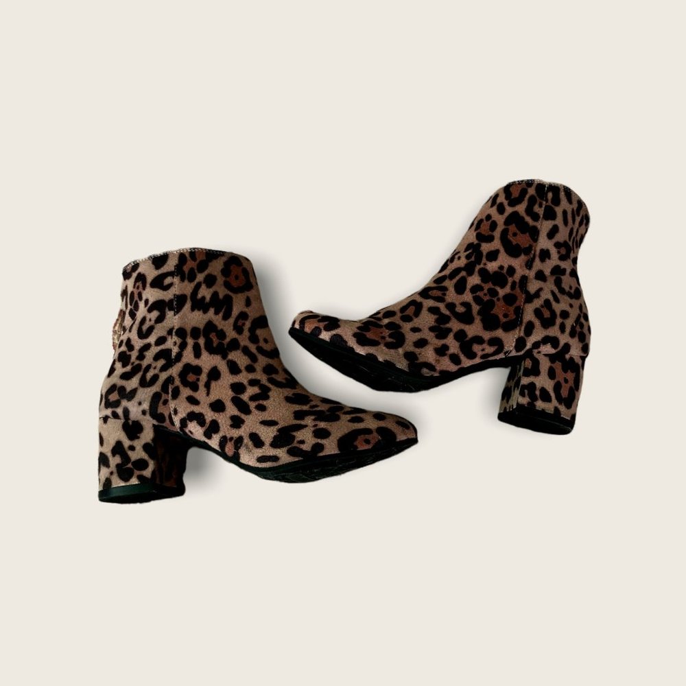 TIME + TRU LEOPARD PRINT BOOTIES